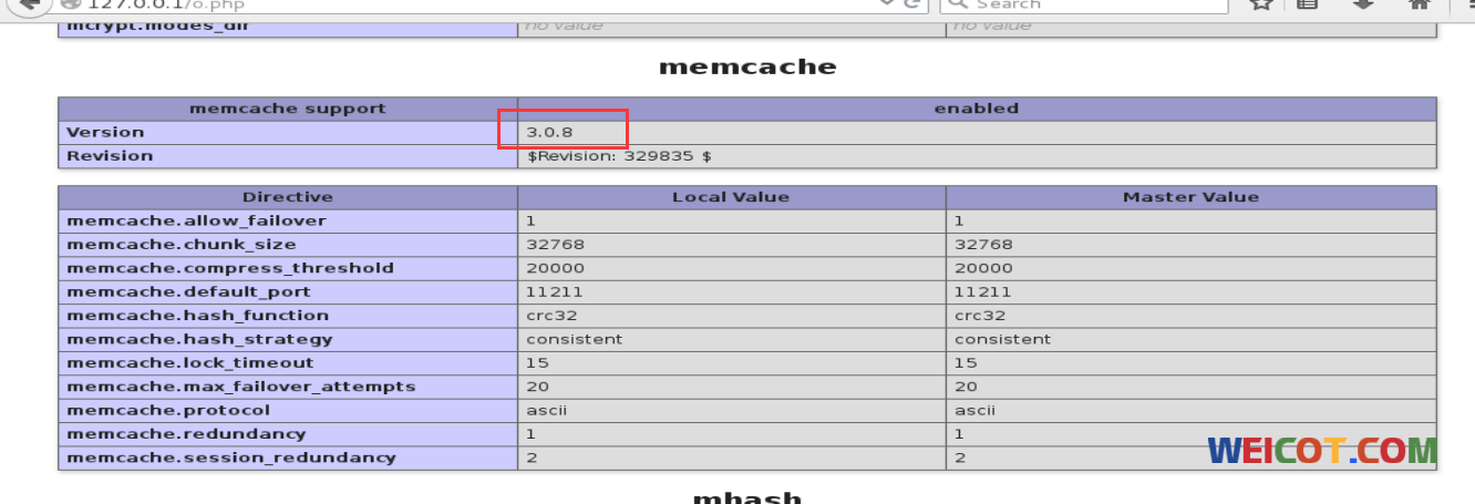 CentOS 7* PHP memcache 和 memcached 扩展 以及其他扩展