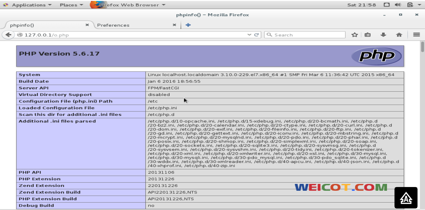 Centos7+Mysql/MariaDB+sendMail+Nginx+PHP 环境搭建一条龙